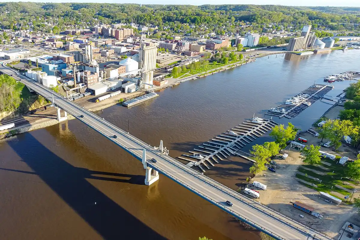 A view of Red Wing, Minnesota